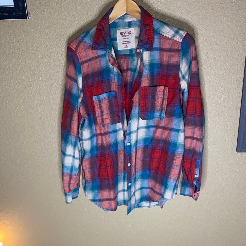 Mossimo Supply Co. Multicolor Plaid Men's Shirt